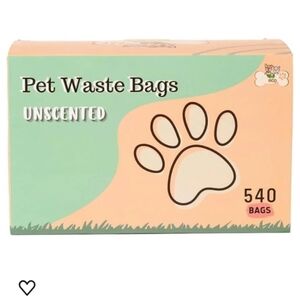 540 Count Dog Poop Bags, Scent Free, Plant Based, 9x13 Inches